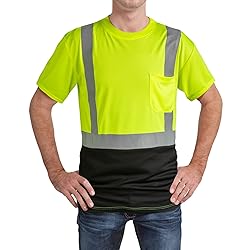 DPSAFETY High Visibility Shirts Quick Dry Safety T