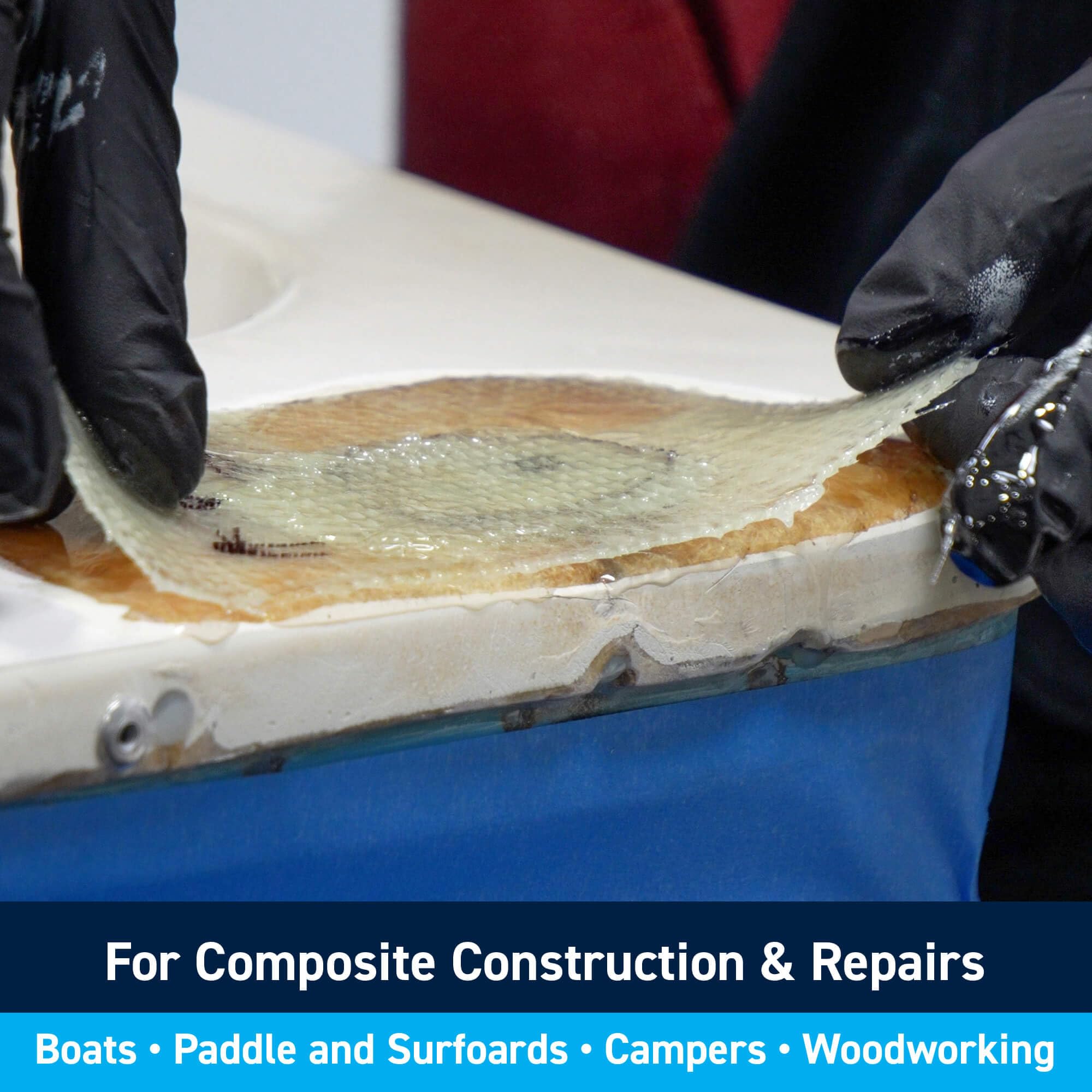 TotalBoat 5:1 Marine Epoxy Resin Kit for Bonding, Filleting, Coating, and Laminating - Use for Fiberglass, Wood, Carbon Fiber, Boat Building, Repairs, Woodworking (Gallon, Slow Hardener, Pumps)