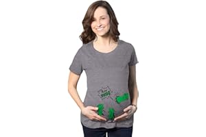 Crazy Dog Tshirts Maternity Bump Smash T Shirt Funny New Baby Announcement Gender Reveal Pregnancy