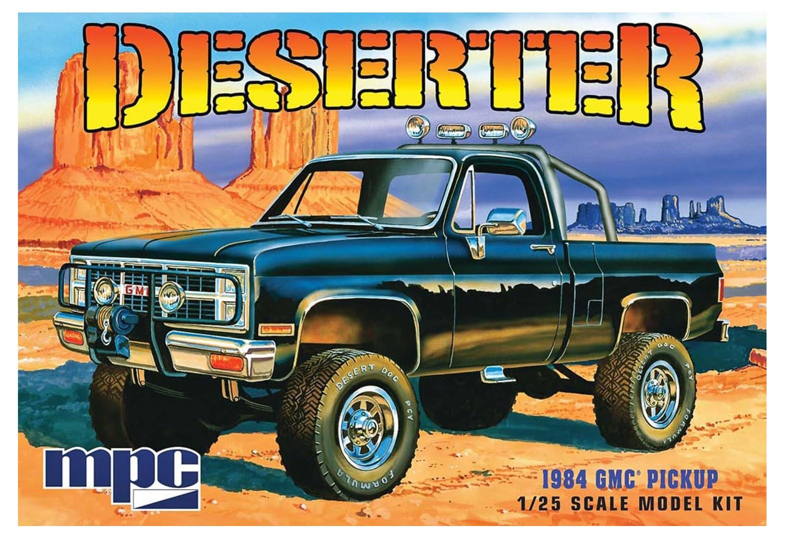 MPC MPC847 1:25 Scale 1984 GMC Pickup White Version Plastic Model
