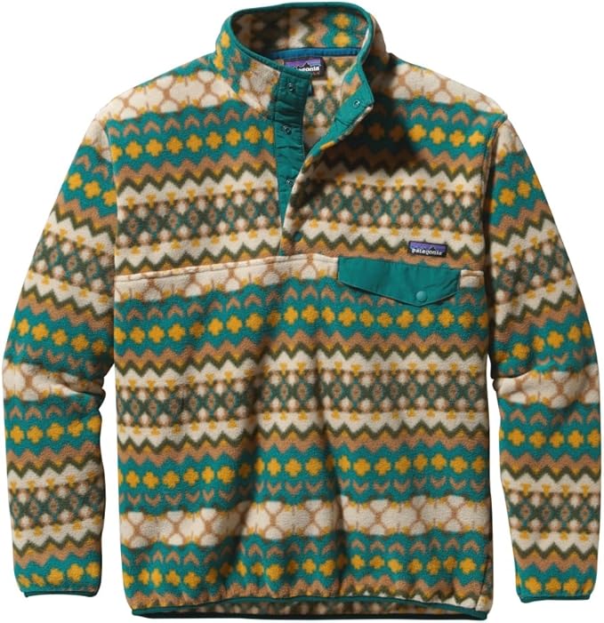 Patagonia Synchilla SnapT Fleece Pullover Cliff Arbor Green Amazon.co