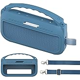 JCHPINE Silicone Cover Case for Bose SoundLink Flex Portable Bluetooth Speaker 2nd Gen, Protective Holder Accessories (Silicone case, Blue Dusk)
