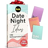 100 Date Night Ideas Card Game - Romantic, Adventurous, & Relaxing Dates for Couples, Perfect for Anniversary, Wedding, Engagement Gifts, Birthdays for Him, Her, Boyfriend, Girlfriend (Original)