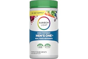 Rainbow Light Mens One High Potency Daily Multivitamin, Vegetarian, 150 ct., Package May Vary