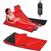 Lawind Red Light Therapy for Body, 660nm &amp; 850nm Infrared Light Bag | 88"x83" red light therapy mat, 2632 3‑in‑1 chip LEDs, delivers soothing full‑body relaxation for daily home wellness use