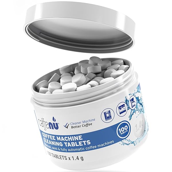 CAFFENU ESPRESSO MACHINE CLEANING TABLETS 100 COUNT USED...