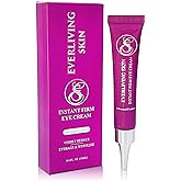 Everliving Skin Instant Firming & Tightening Eye Cream (12 ml) – Temporarily Reduces Under-Eye Bags, Puffiness, Wrinkles & Fine Lines for a Youthful Appearance with Results Lasting 8 Hours