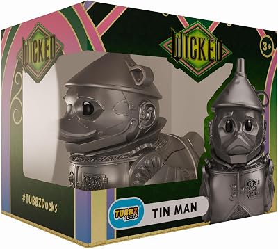 TUBBZ Wicked for Good Tin Man Rubber Duck Collectible Toy 9 cm