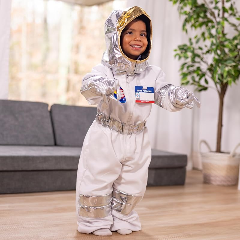 - Astronauten-Kostüm für Kinder, 5-teilig, Rollenspiel, Für Kinder ab 3 Jahren