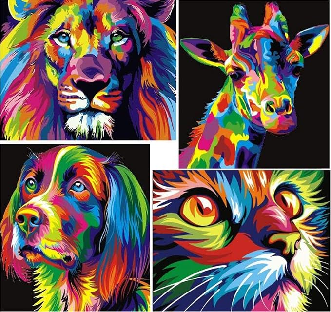 ARTDOT 4 Pack 5D Diamond Painting Kits for Adult Full Drill Diamomd