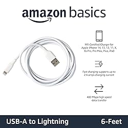 Amazon Basics 2-Pack Fast Charging USB-A to