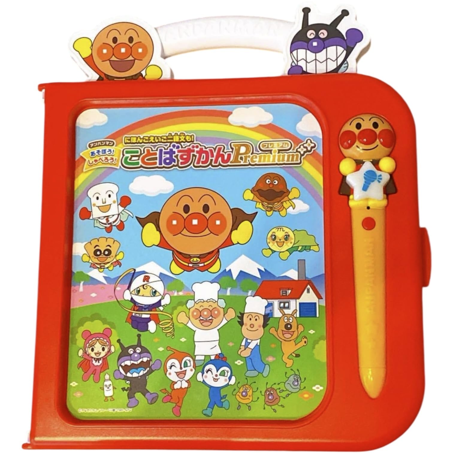セガフェイブ(SEGA FAVE) アンパンマン にほんご えいご 二語文も! あそぼう! しゃべろう! ことばずかんPremium【日本おもちゃ大賞2021 エデュケーショナル・トイ部門 大賞】商品画像