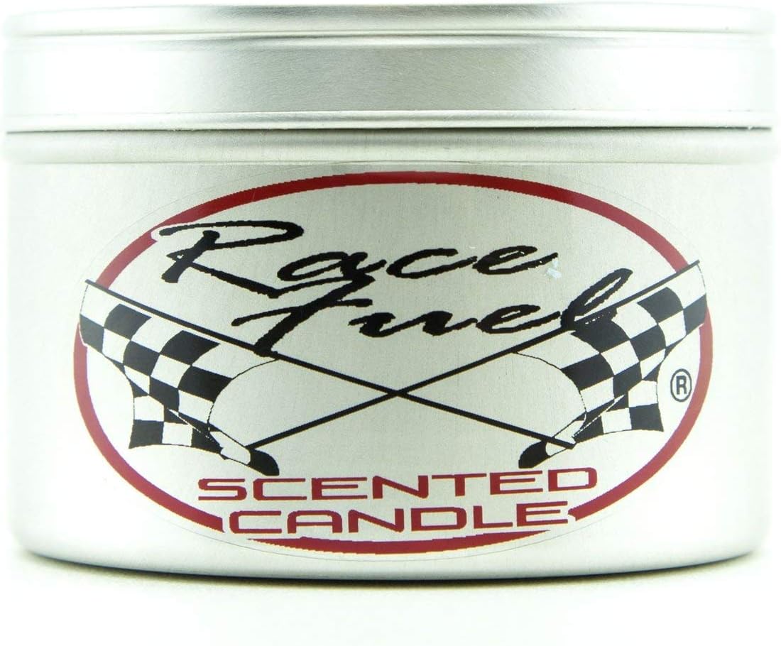 Boostnatics Race Fuel Scented Candle - 8oz Tin Can: Home & Kitchen
