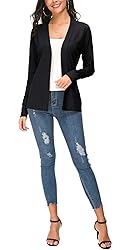 Women's Knit Cardigan Open Front Sweater Coat Long