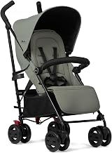 Silver Cross Pop 2 Pushchair Foldable Travel Stroller Sage Navy Seat Lie Flat