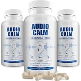 Audio Calm - Tinnitus Relief for Ringing Ears Supplement | Natural Tinnitus Solution - Noise Reduction, Buzzing, Clicking Supplement | 60 Caps (3)