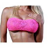 BODYZONE Women's Lace Bandeau Top