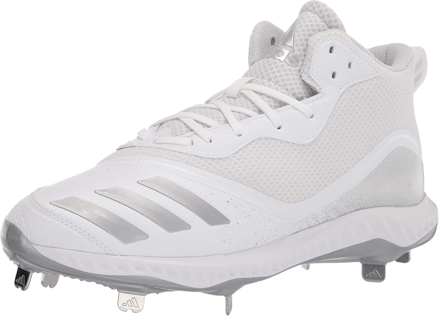 adidas men's icon v bounce mid metal baseball cleats