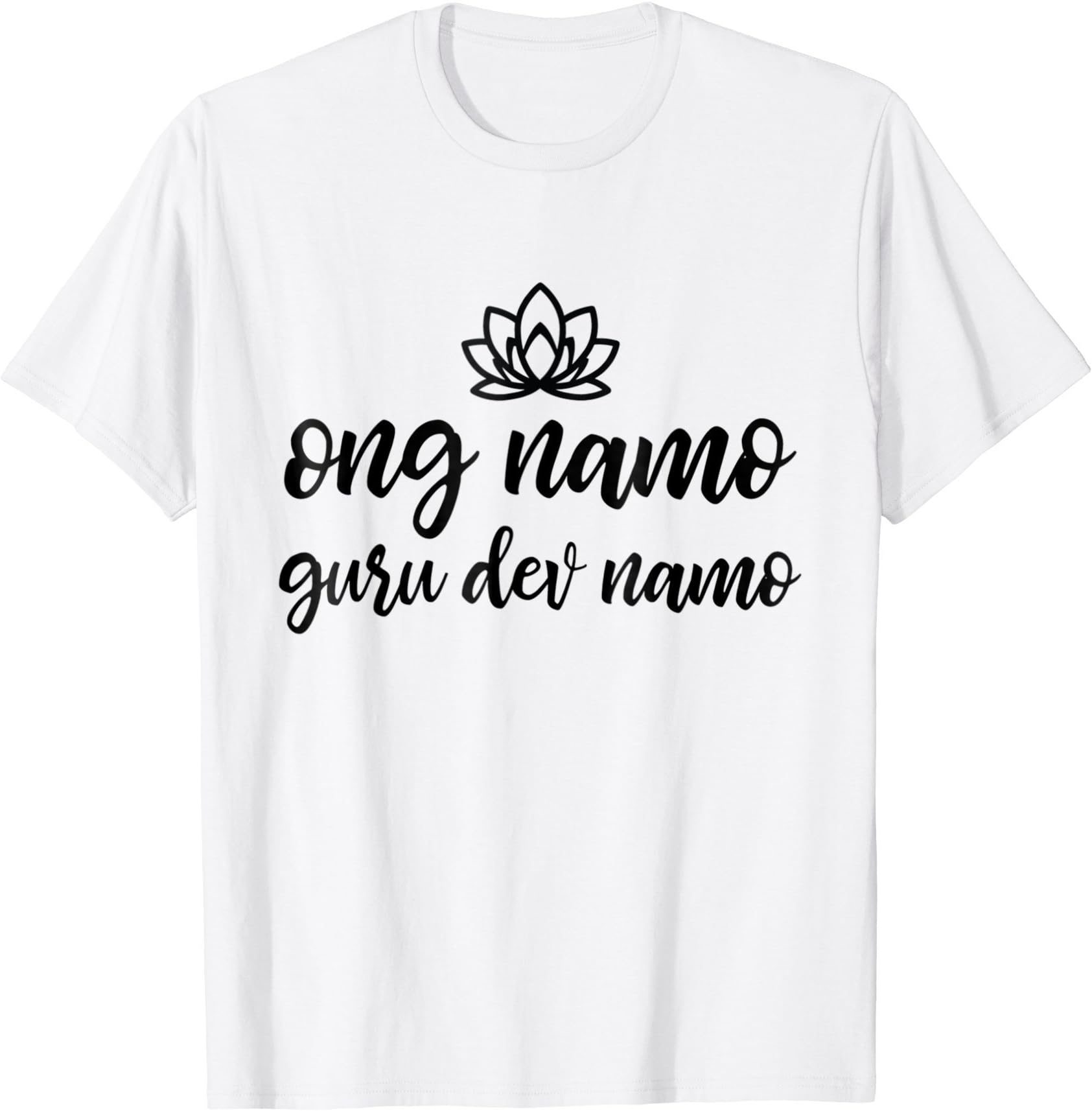 Kundalini Clothing Awakening GiftsKundalini Yoga Shirt Ong Namo Guru Dev Namo T-Shirt T-ShirtOEKO-TEX STANDARD 100