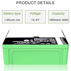 Dentsing Replacement Battery 1800LI for iRobot