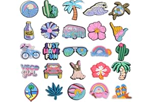 25 Pcs Shoe Charms For Clogs,Cute Summer Beach Clog Accessories For Adults Teens,Decorative Shoe Charms For Party Favors And 