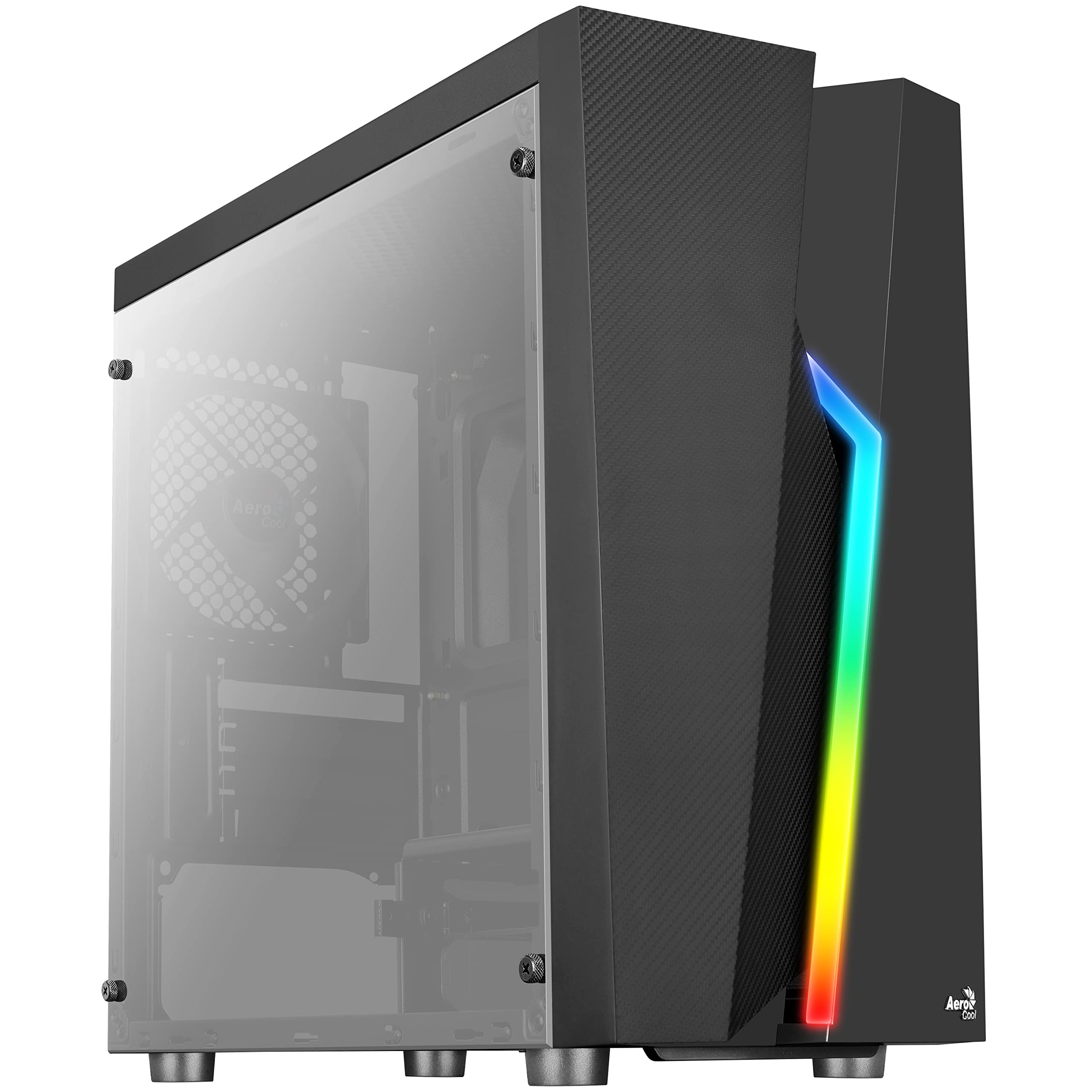 Aerocool Bolt Mini Tempered Glass Windowed Mini Tower Case