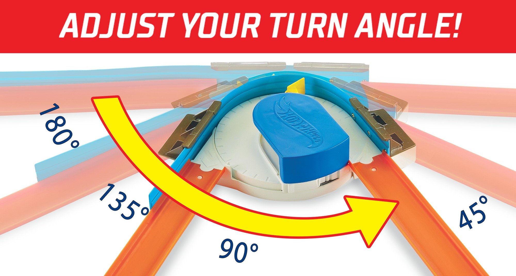 hot wheels track builder system custom turn kicker