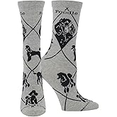 WHD Poodle Crew Socks for Women & Men | Gift for Dog Lovers, Cute Pet Socks