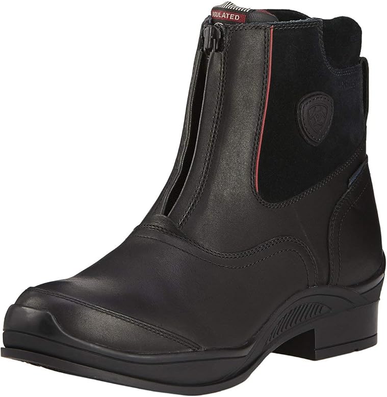 ariat paddock boots zip