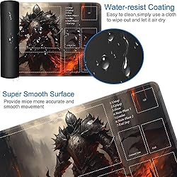 JVGFYNKL for TCG Playmat, Playmat with Zones, 24x14