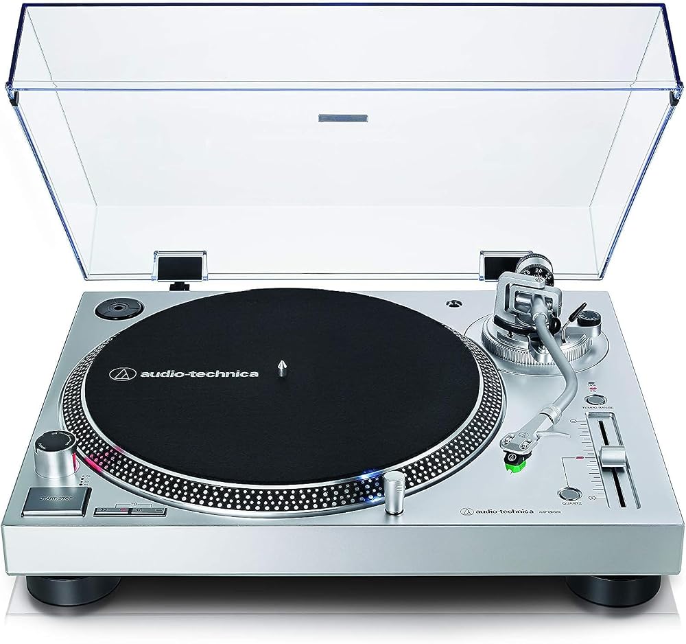 Audio-Technica LP120XUSBSV Manual Direct-Drive Turntable Analog USB Silver