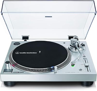 Audio-Technica LP120XUSBSV Manual Direct-Drive Turntable Analog USB Silver