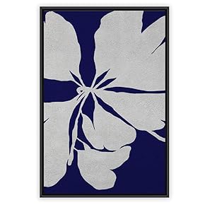 signwin Framed Canvas Wall Art Flowers Pattern Canvas...