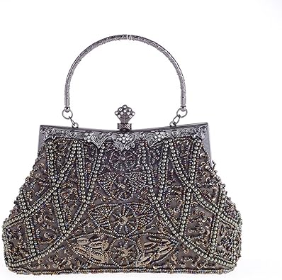 amazon grey clutch bag