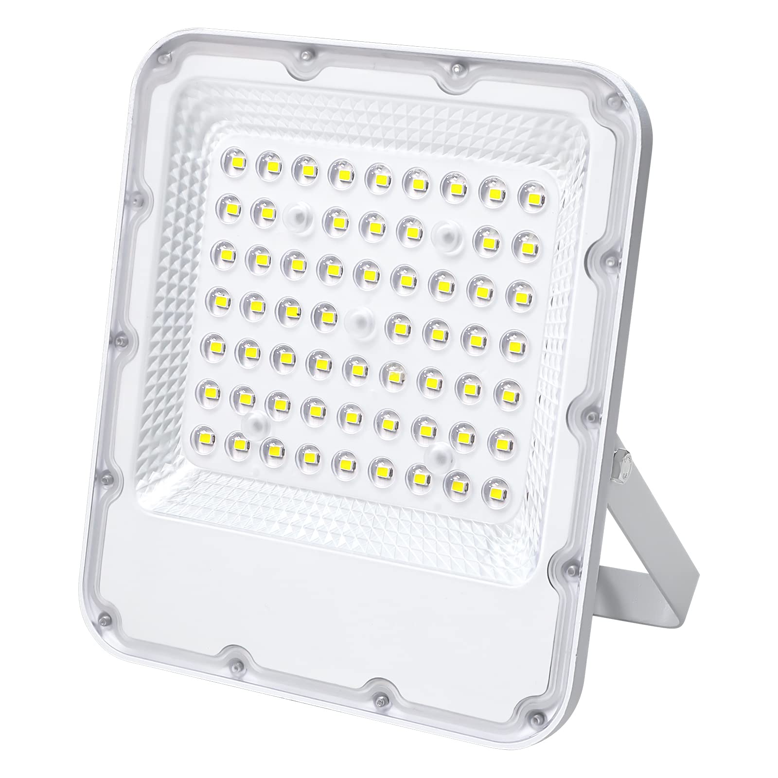 RIGIDON 50W 5000 Lumens Outdoor Flood LED Work Light, Super Bright Floodlight, Daylight White Security Lights for Garden Yard Lawn Basketball Football Court Patio Landscape, IP66 Waterproof 6000K