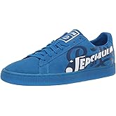 Puma Unisex-Adult Suede Classic Sneaker, Clean Blue Silver, 9 M US