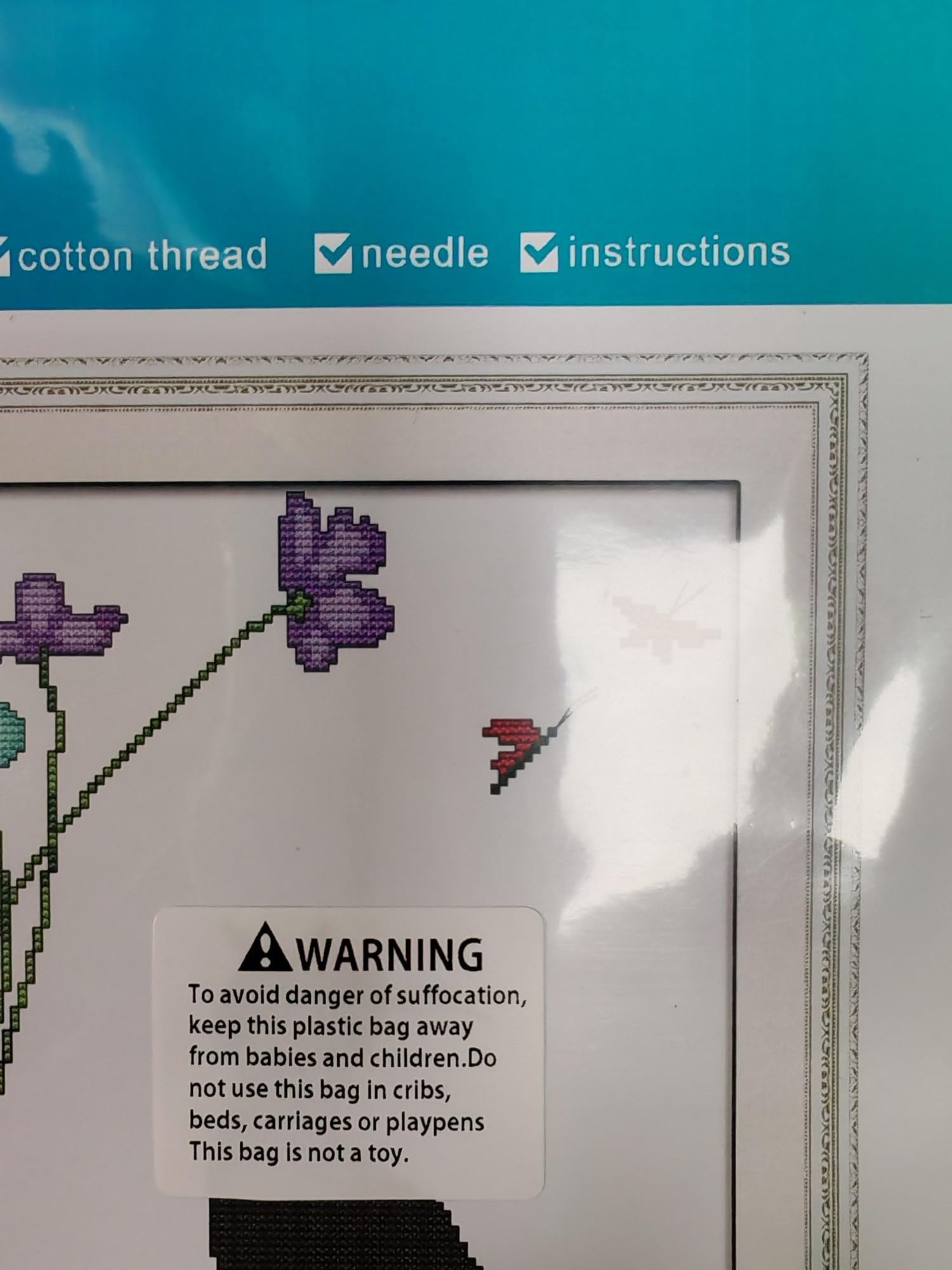 Awesocrafts Cross Stitch Kits, Quotes Praise God from Whom All Blessings Flow Easy Patterns Cross Stitching Embroidery Kit Supplies Christmas, Stamped or Counted (Praise God, Stamped)