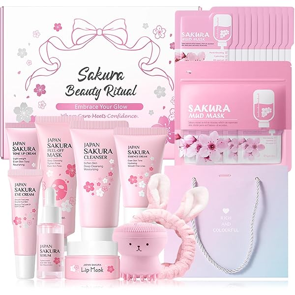 Amazon.com : Sakura Skin Care Sets & Kits, Japanese Cherry Blossom