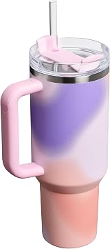 STANLEY Quencher H2.0 FlowState Tumbler 1.2L Rose Petal Motion view 8