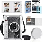CAIYOULE Camera Case for Fujifilm Instax Mini EVO Instant Film Camera | Protective Camera Kit for Instax Mini Evo with Hard Camera Shell, Lens Cap, Screen Protector, Mini Photo Frame, Photo Album