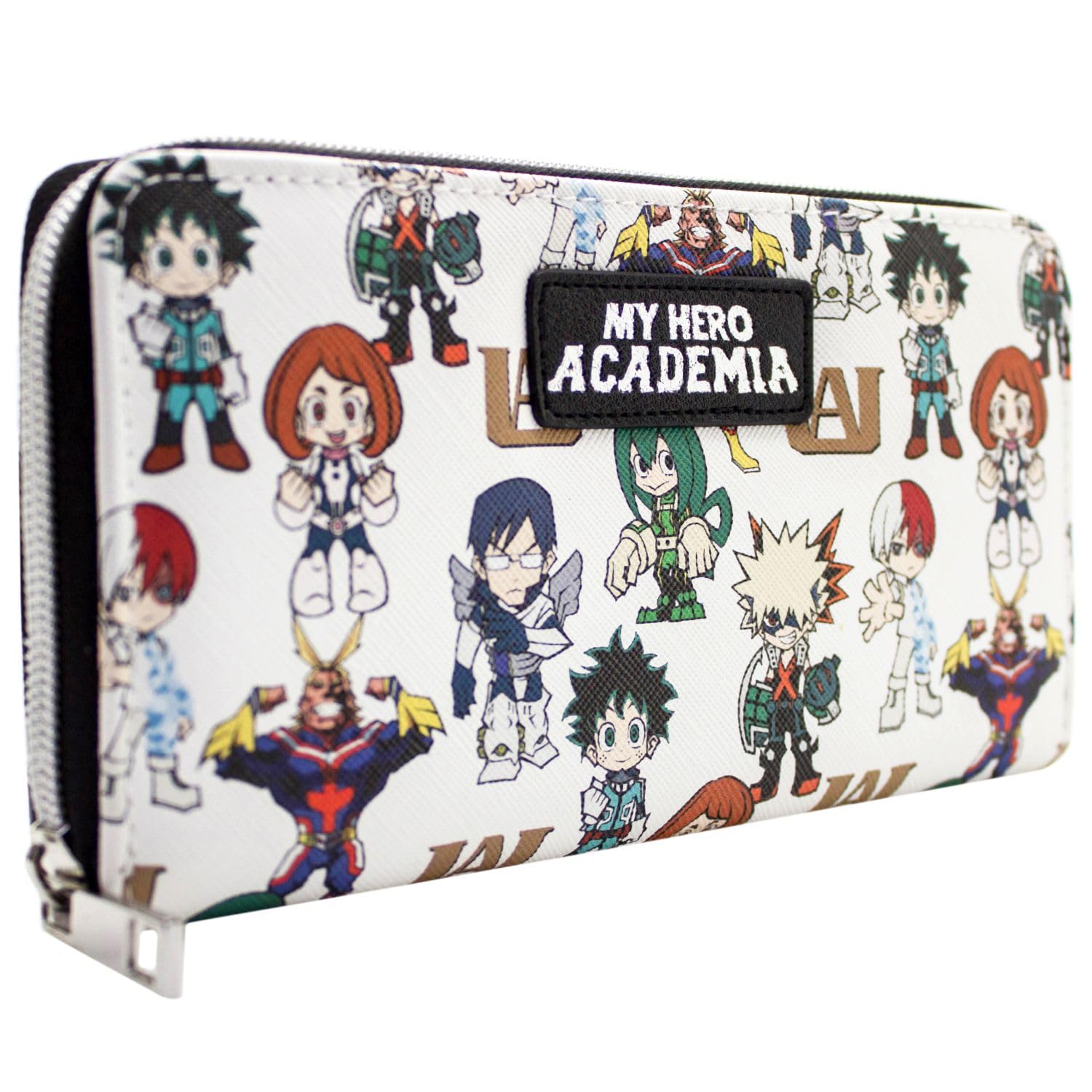 My Hero Academia Class 1-A Hero Cast Purse Clutch Coin Pocket & Card Holder, White