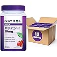 Natrol Melatonin 10mg, Dietary Supplement for Restful Sleep, Sleep Gummies for Adults, 140 Strawberry-Flavored Gummies, 70 Day Supply (Pack of 12)