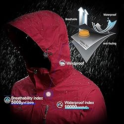 CAMEL CROWN Men’s Ski Jacket 3 in 1 Waterproof