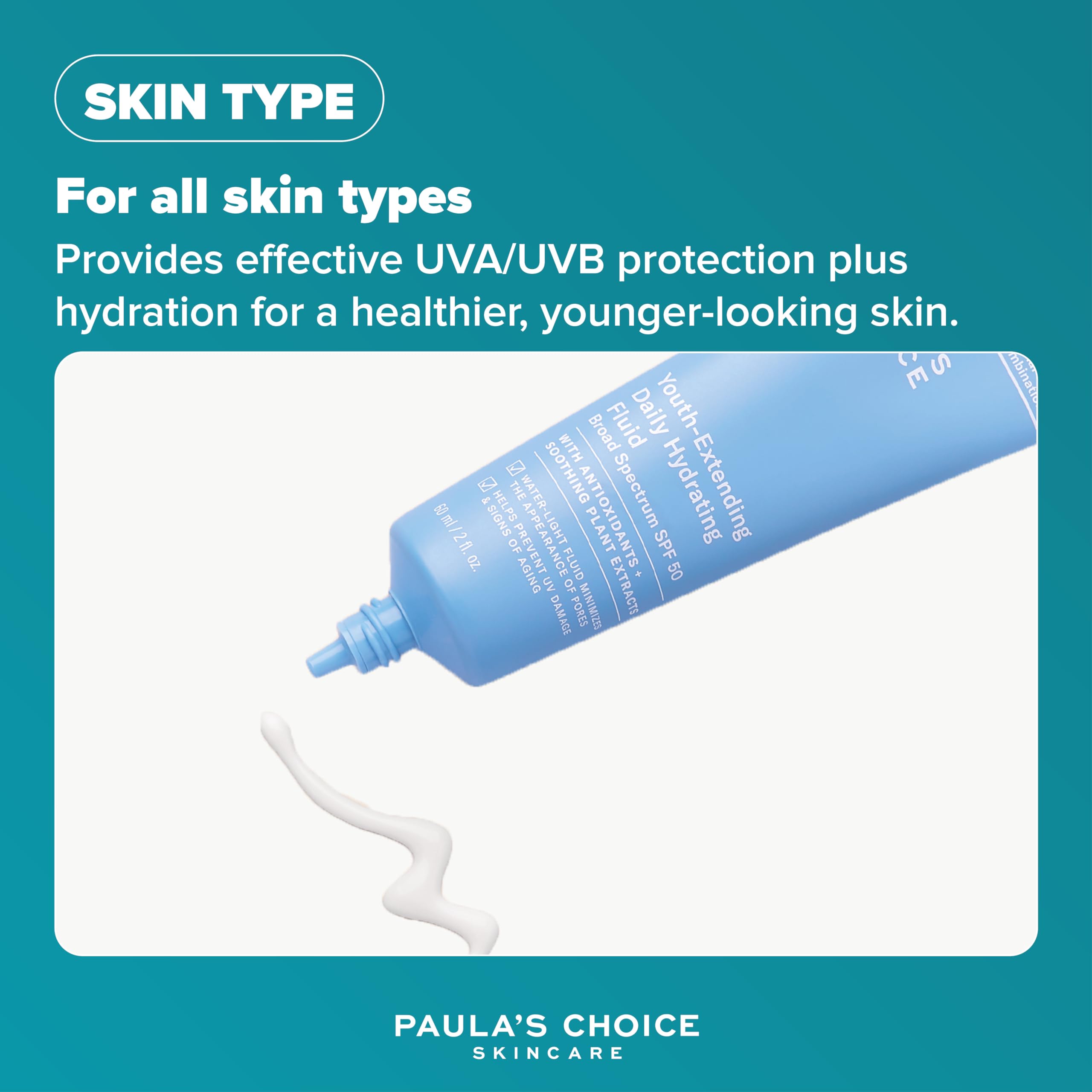 Paula's Choice RESIST Anti Aging Tagescreme LSF 50 - Leichte UVA/UVB-Schutz mit Mattes Finish -Reduziert Pigmentflecken - mit Glycerin & Antioxidantien - Mischhaut bis Fettige Haut - 60 ml 3