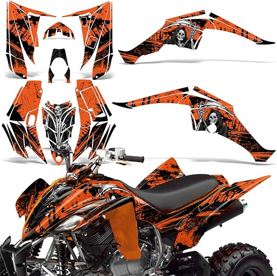 Amazon.com: Yamaha Raptor 350 2004-2014 Decal Graphic Kit Quad ATV Wrap ...