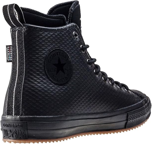 black all star utility draft boot hi trainers