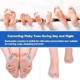 DYKOOK Pinky Toe Separator 6Pcs 3-Hole Toe Cushions Tailors Bunion Corrector view 7