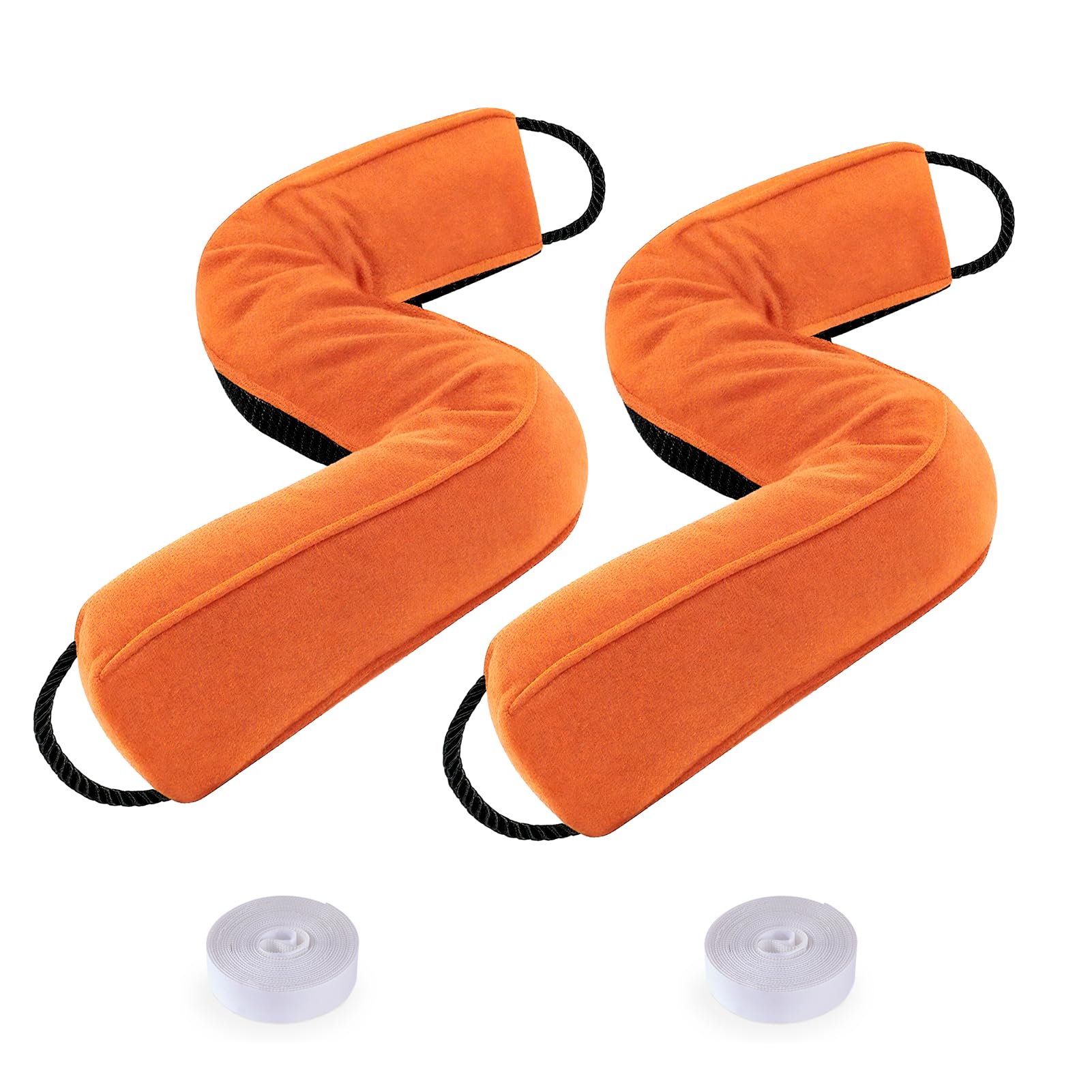 Photo 1 of **MISSING ONE**
Sunolga 2 Packs 38 Inches 2LBs Weighted Door Draft Stopper Filled with Glass Beads & Cotton, Removable Machine Washable Sound Proof Under Door Draft Blocker with Anti-Abrasion Bottom for Door, Orange