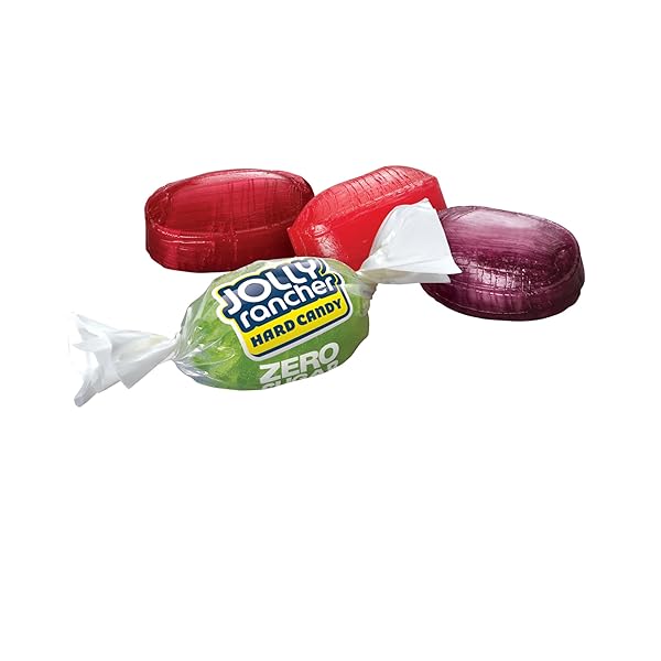 JOLLY RANCHER ZERO SUGAR ASSORTED FRUIT FLAVORED HARD CANDY BAG, 6.1 OZ