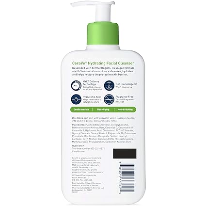 cerave hydrating cleanser 355ml